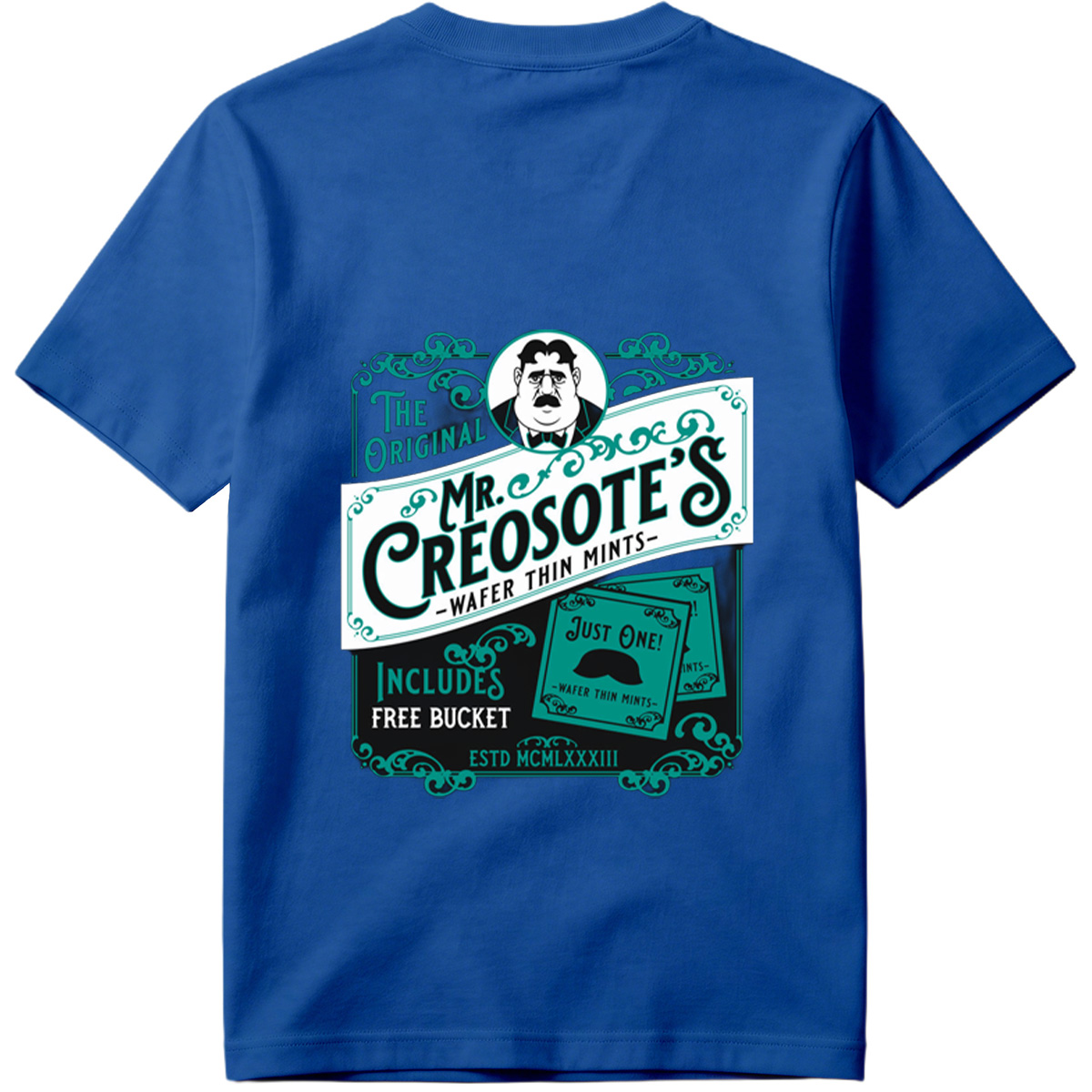 Mr. Creosote's Wafer Thin Mints - The Original with Free Bucket - Tee