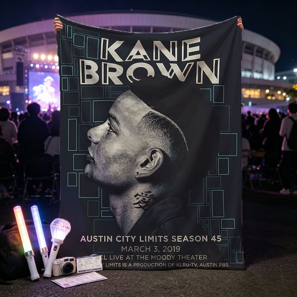 Kane Brown Live Performance at Austin City Limits Season 45 Poster - Blankets