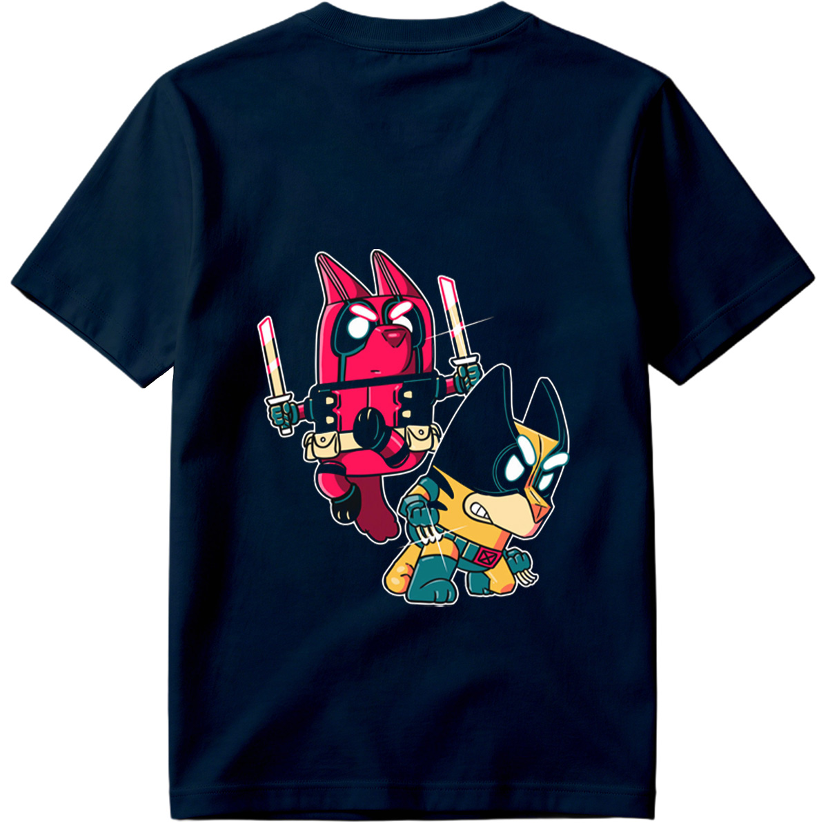 Deadpool and Batman: Chibi Heroes Clash - Tee
