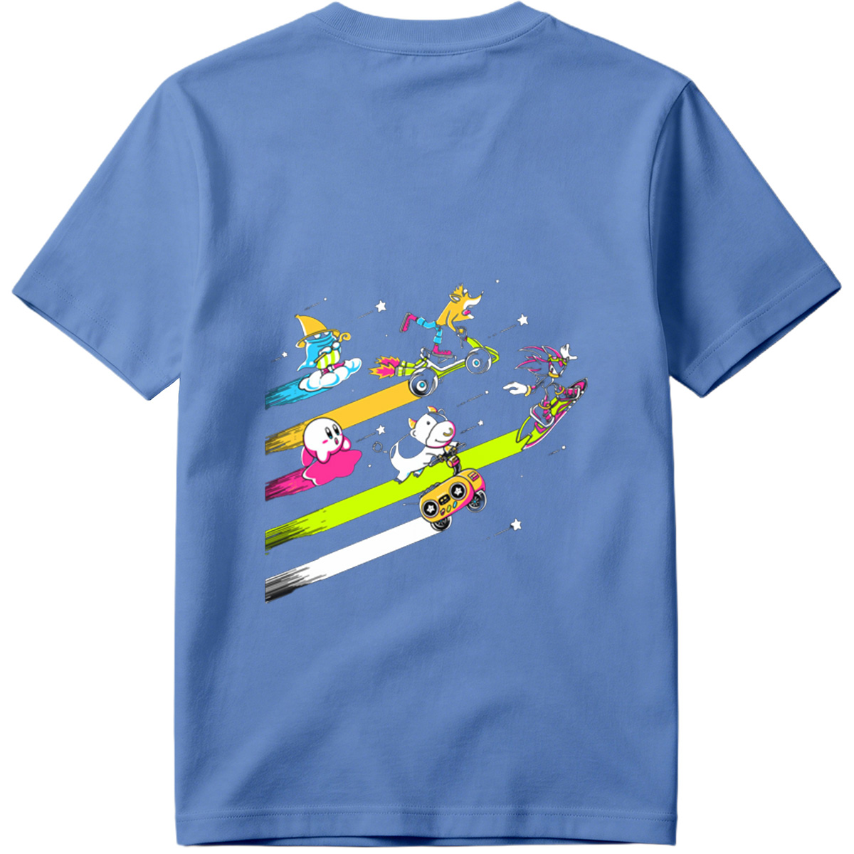 Sonic, Kirby, and Friends Racing Through Space - Tee