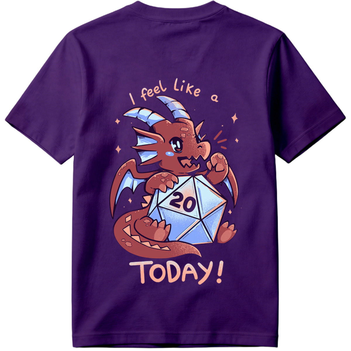 Dragon with D20 Dice - 