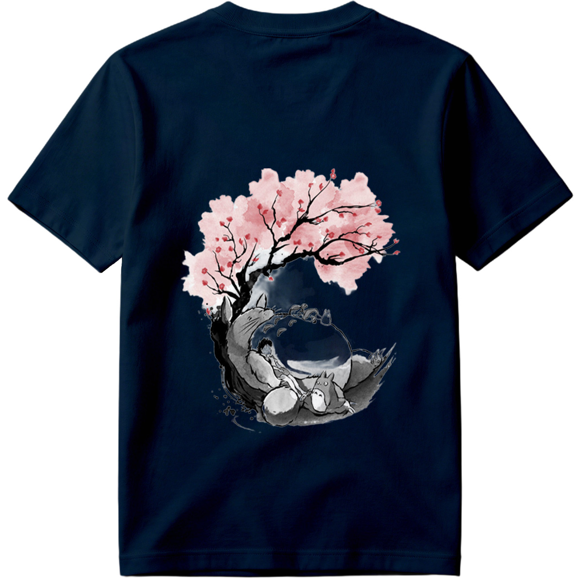 My Neighbor Totoro: Mei and Totoro Under Cherry Blossoms - Tee