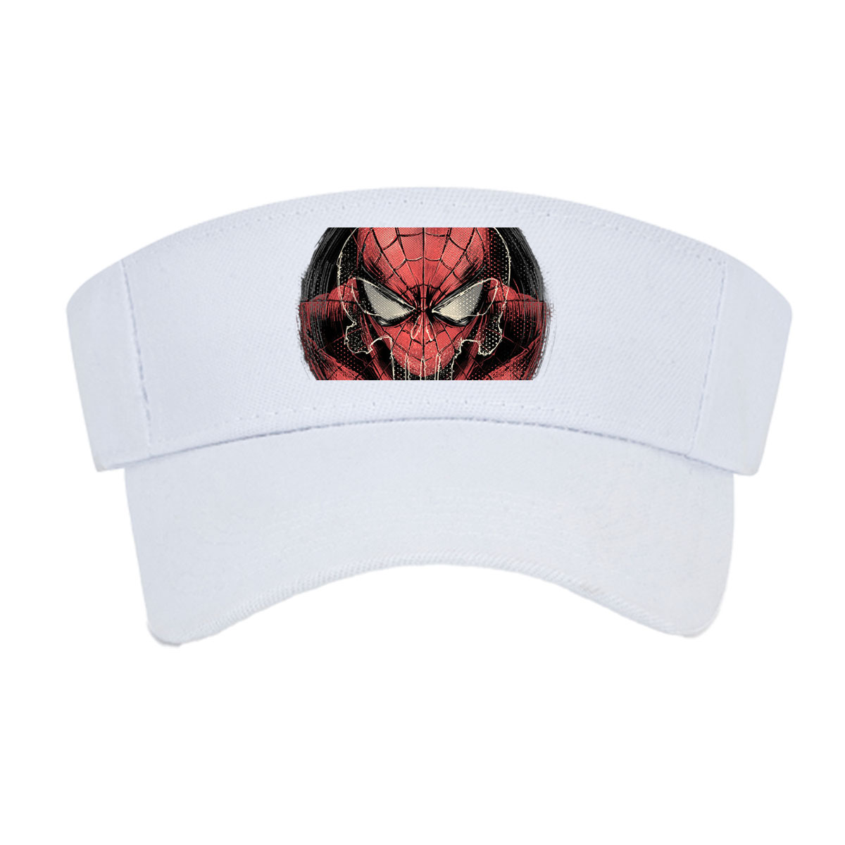 Spider-Man: Iconic Hero in Red and Black Mask Design -  Visor cap