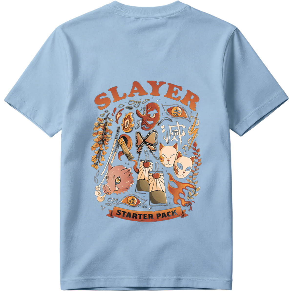 Slayer Starter Pack: Demon Slayer Characters and Symbols - Tee