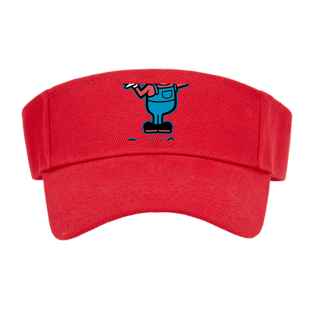 Little Shrooms: Mario-Inspired Mushroom Character with Red Caps and Blue Overalls -  Visor cap