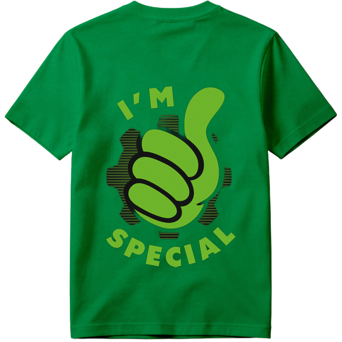 I'm Special - Green Thumbs Up Logo - Tee