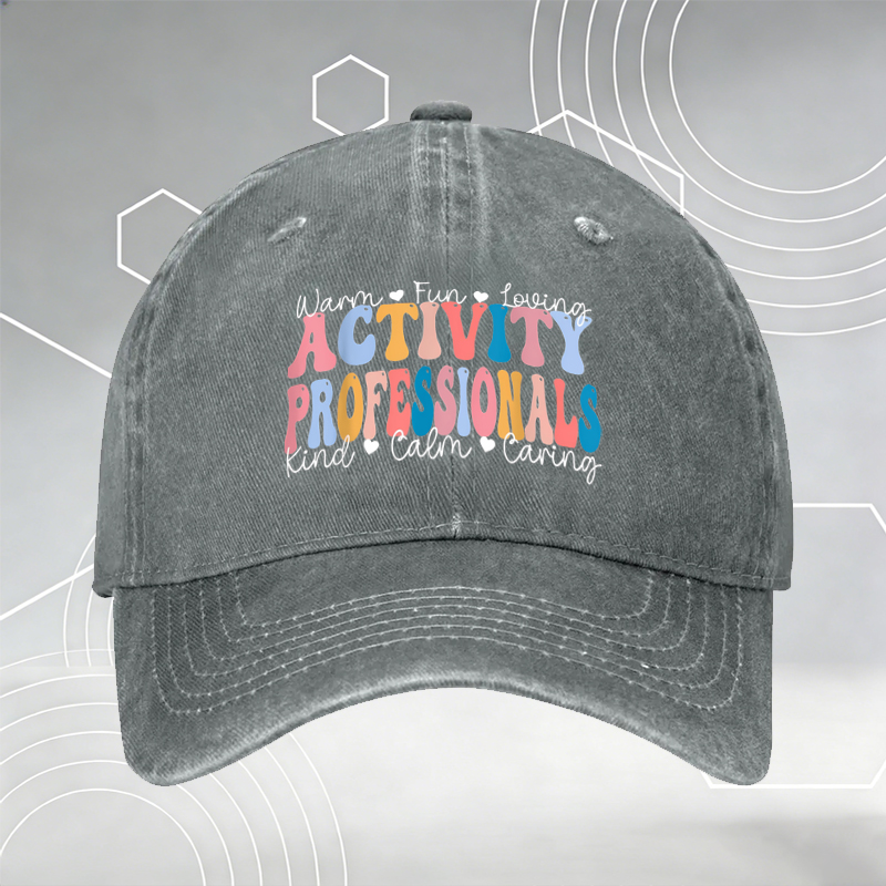 New Baseball Cap with Witch Cat Print and 