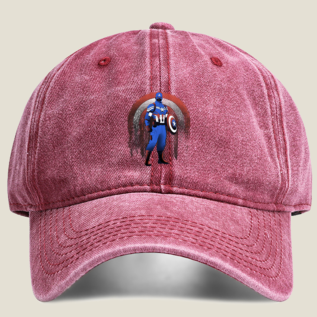 Captain America: The First Avenger - Washed Denim - Baseball Cap
