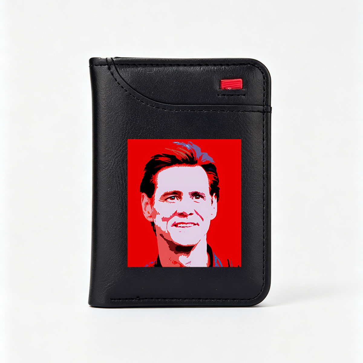 Jim Carrey Pop Art Portrait - Vertical Style Wallet