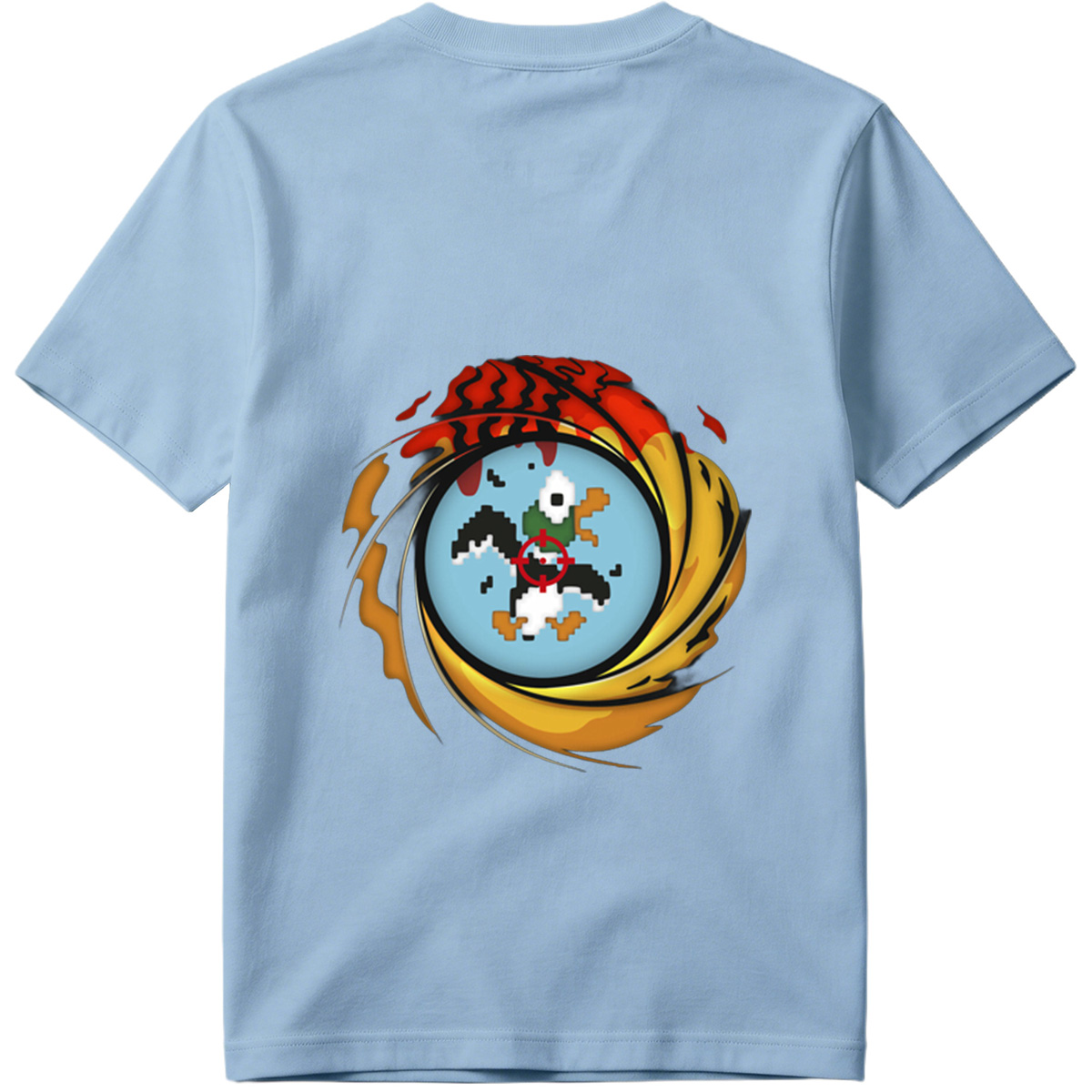 Duck Hunt: Pixel Duck in the Crosshairs - Tee