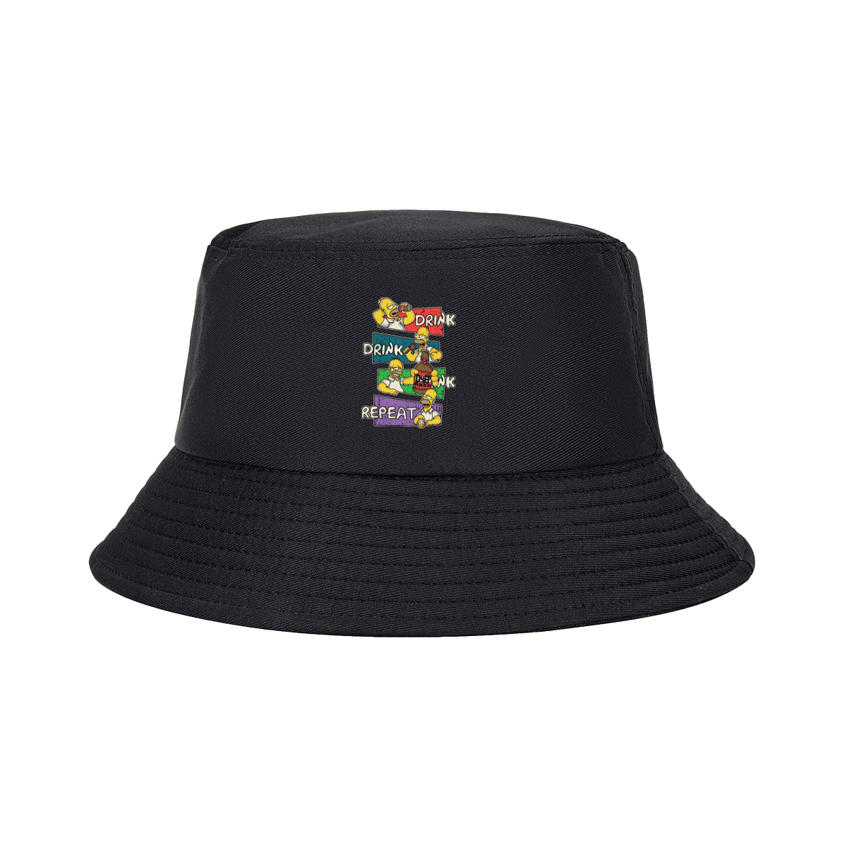 The Simpsons Homer Drink Duff Beer Repeat - Fisherman's Hat