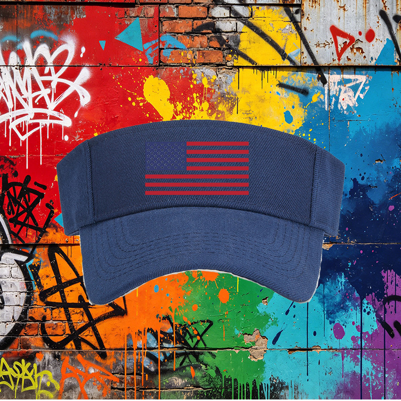 Unisex Classic Mesh Cap with USA Flag Print - Lightweight Breathable Sun Hat for Outdoor Activities, Perfect for Men and Women Who Love Patriotic Style and Comfortable Wear