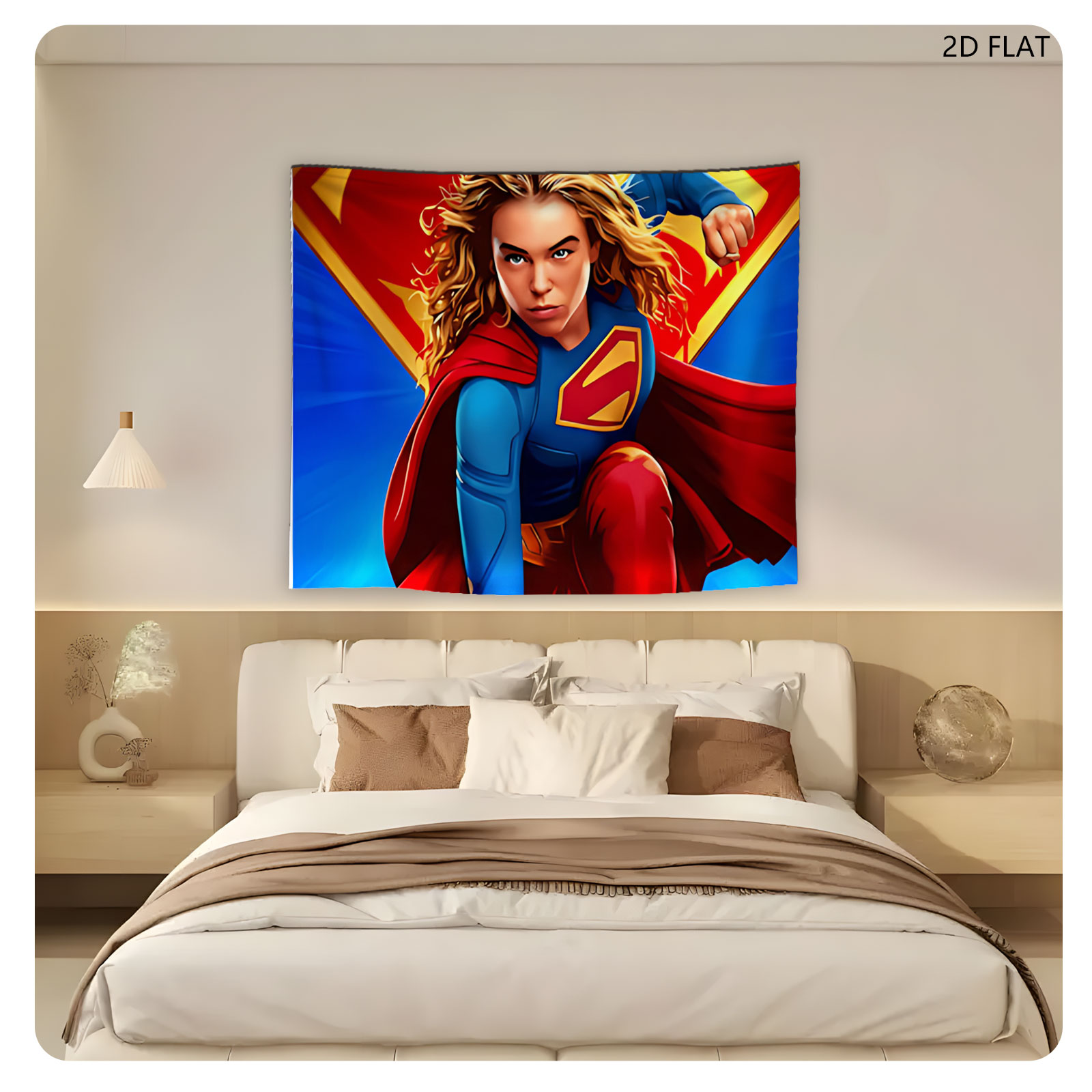 Supergirl Movie Poster - DC Studios, Starring Supergirl, Now Showing at Cine 6, Release Date: 26 June - Tapestry