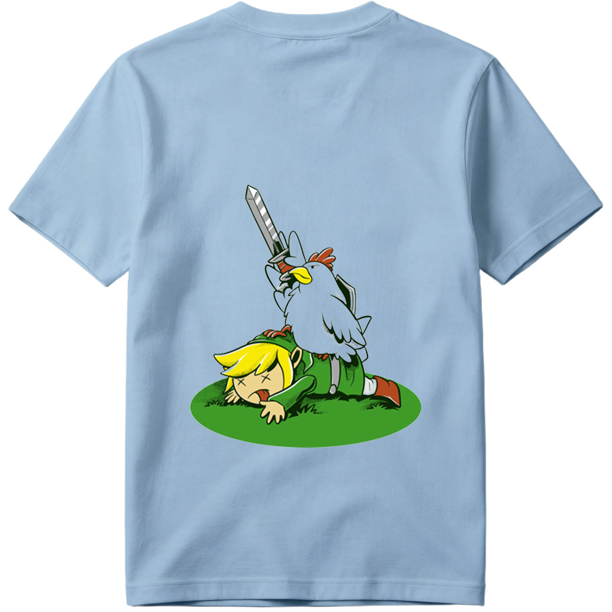 Link and Chicken Warrior - Tee