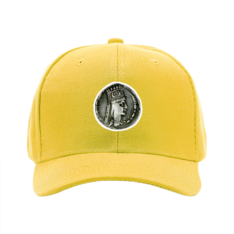 1pc New Baseball Cap with Ancient Coin Queen Pattern Print Unisex Adjustable Hat for Outdoor Activities and Casual Wear Suitable for Adults and Teens