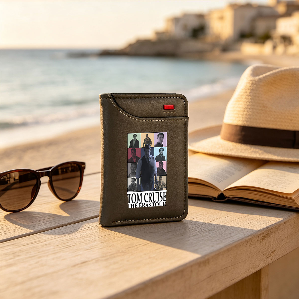 Tom Cruise: The Eras Tour - A Journey Through Iconic Roles - Vertical Style Wallet