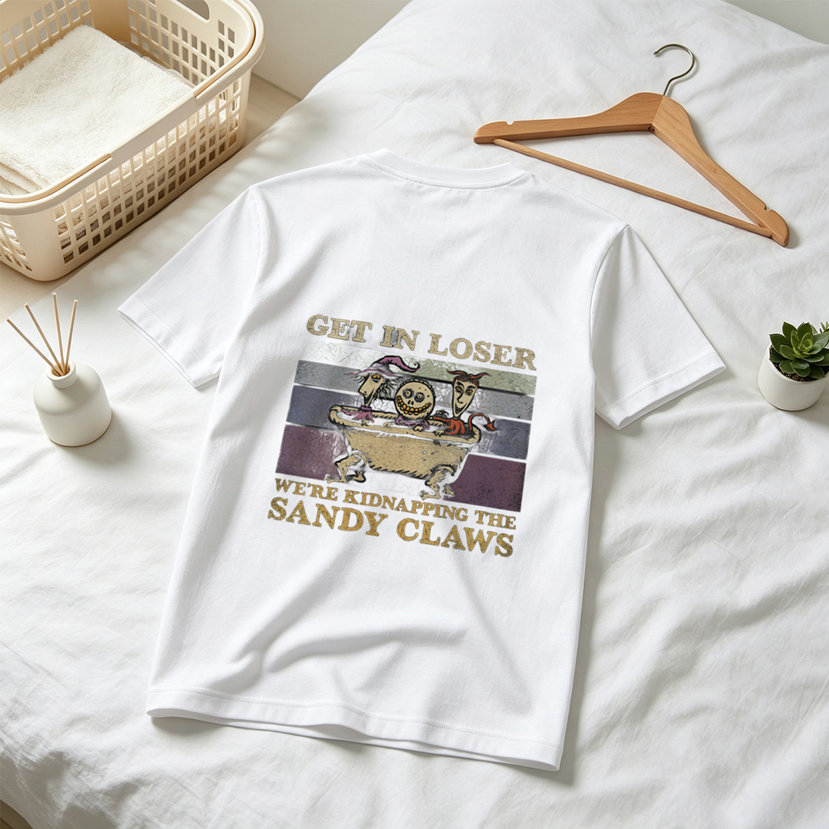 The Nightmare Before Christmas: Jack, Sally, and Oogie Boogie in a Bathtub - Tee