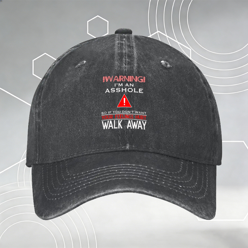 New Baseball Cap with Colorful School Supplies Print 