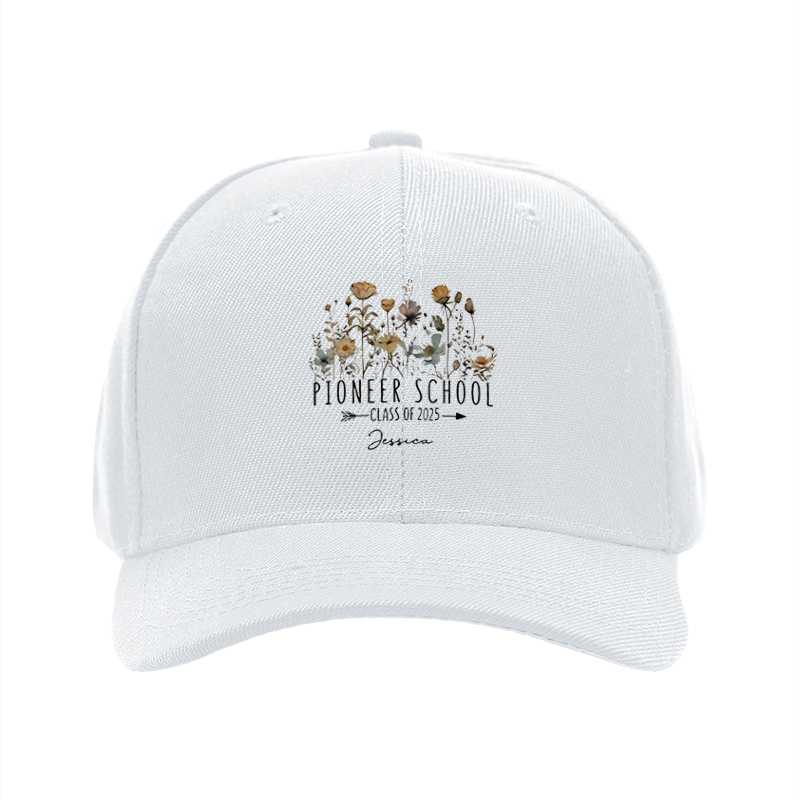 1pc New Baseball Cap with Dried Flowers and 