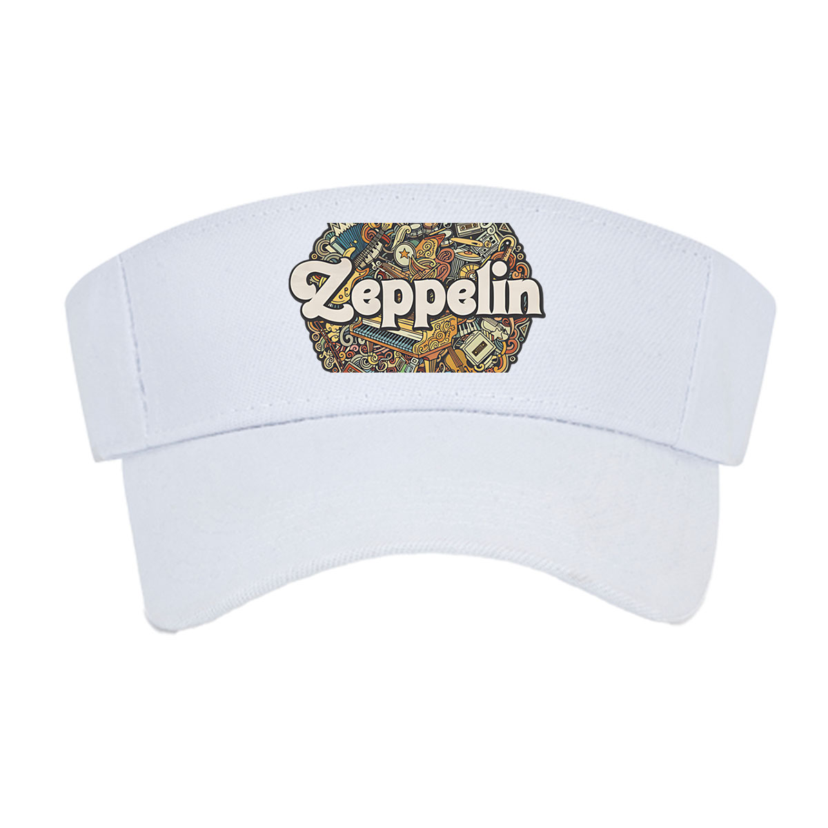 Led Zeppelin: Rock Icons and Musical Instruments Artwork -  Visor cap