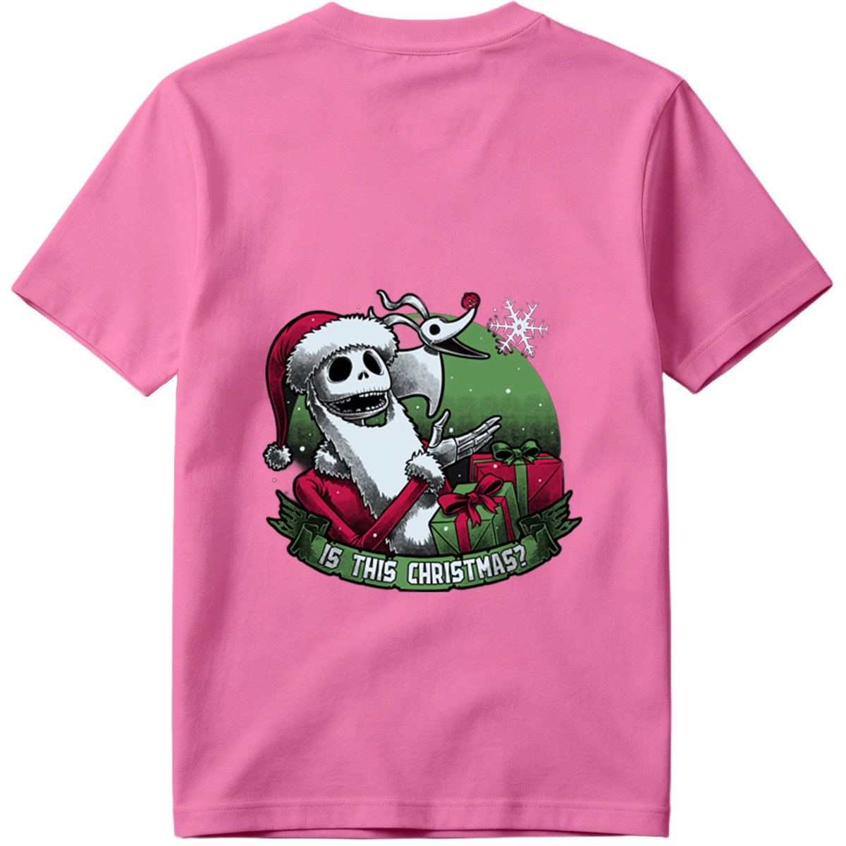 Jack Skellington and Zero - Is This Christmas? - Tee