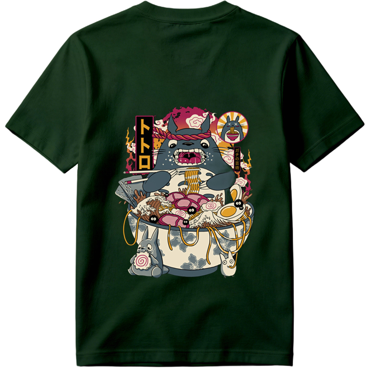 Totoro Ramen Bowl Art - Tee