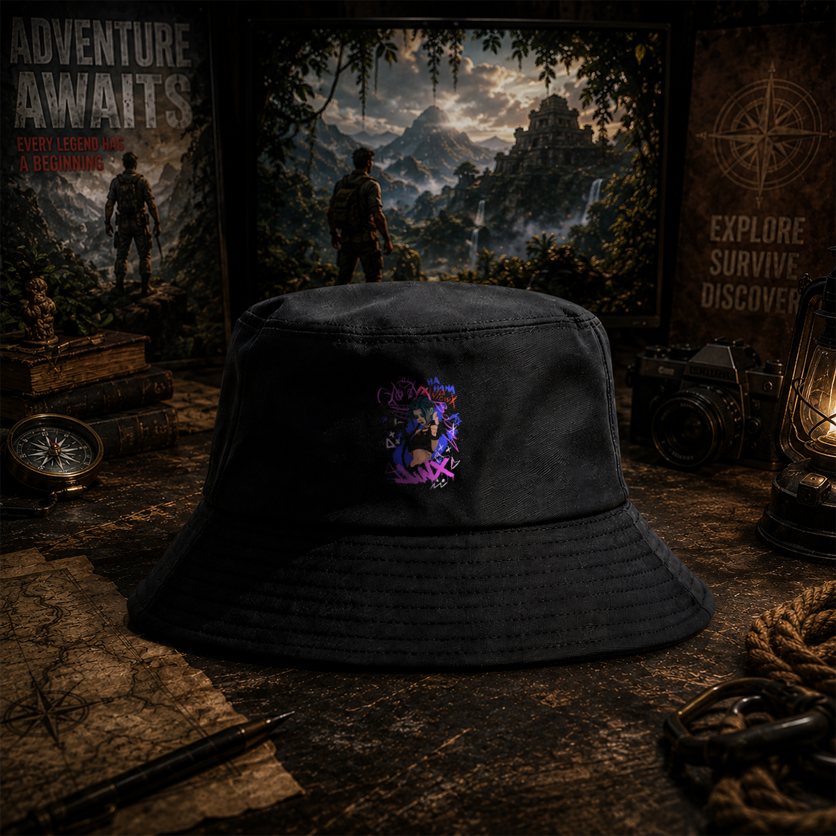 Cindy the Hacker: Cyberpunk Chaos - Fisherman's Hat