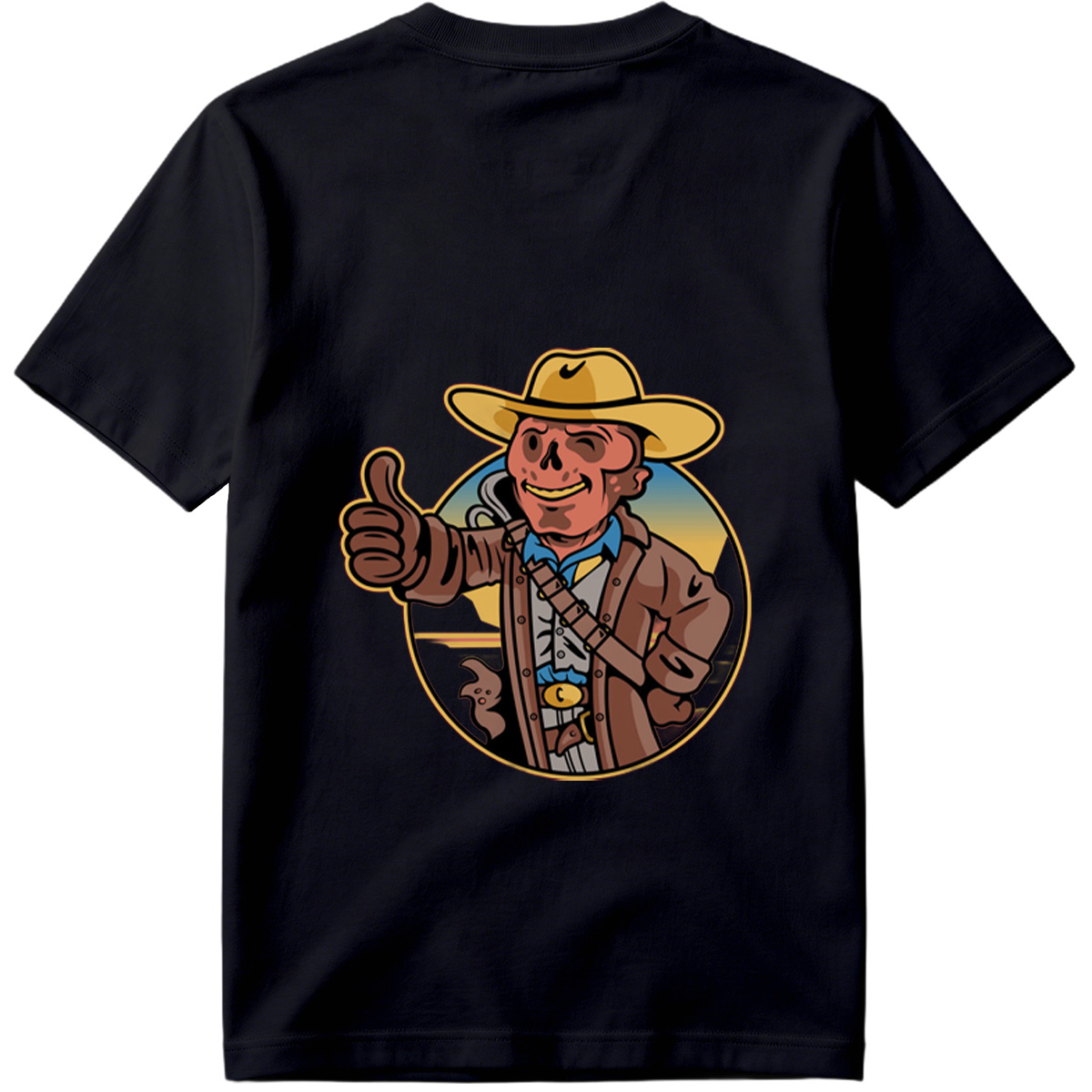 Cowboy Skeleton Thumbs Up - Tee