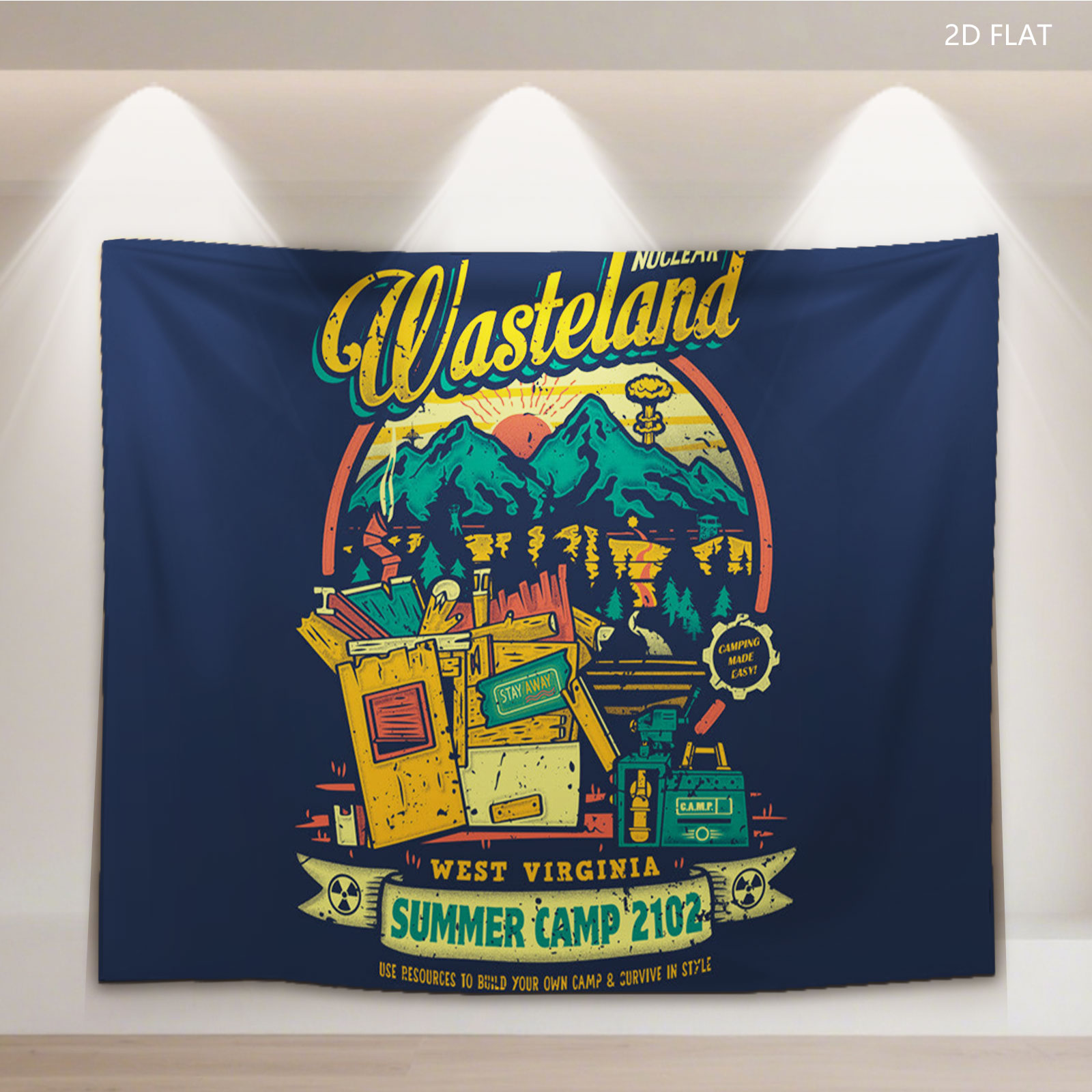 Nuclear Wasteland: West Virginia Summer Camp 2102 – Post-Apocalyptic Camping Adventure - Tapestry
