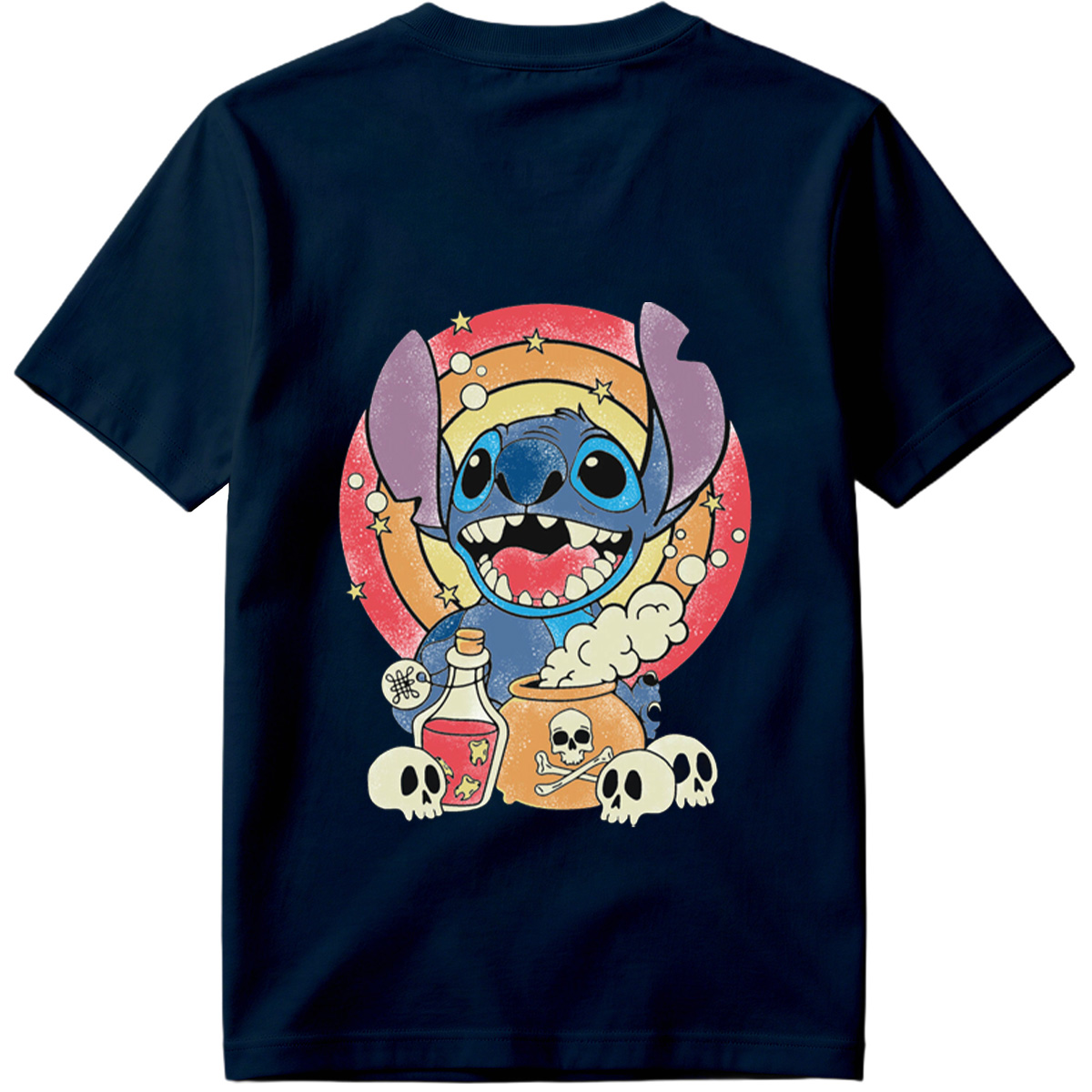 Stitch in a Magical Cauldron Scene - Tee