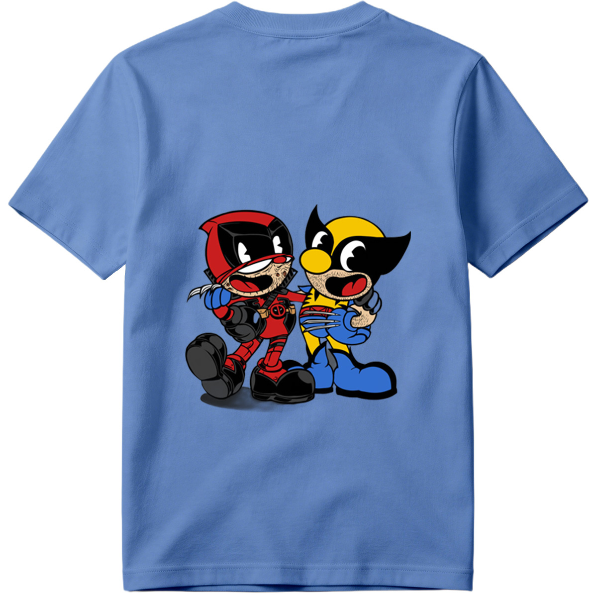 Deadpool and Wolverine Chibi Style - Tee