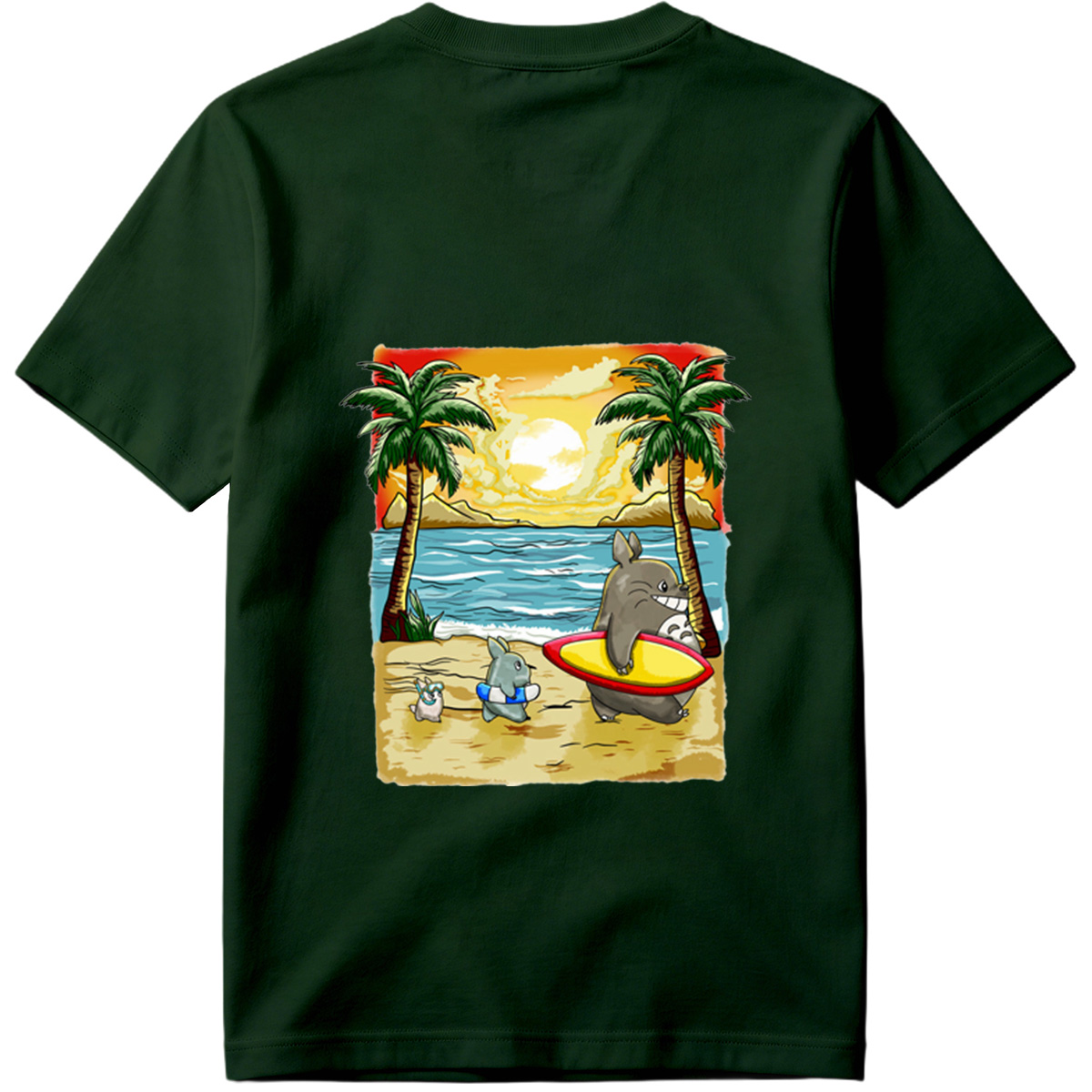 Pokémon: Slowpoke and Friends at the Beach - Tee