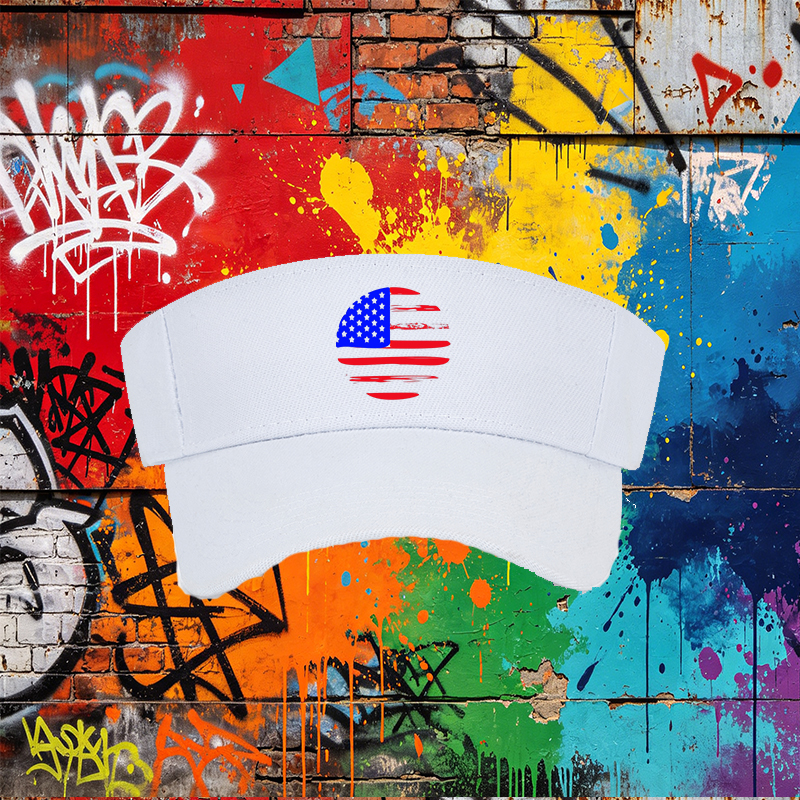 Unisex Classic Mesh Bucket Hat with American Flag Print - Lightweight Breathable Sun Protection Hat for Outdoor Activities, Ideal for Men and Women Who Love Patriotic Style and Casual Wear