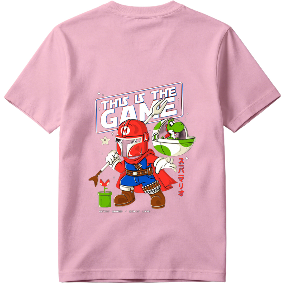 Super Mario Meets Mandalorian: This Is The Game - Tee