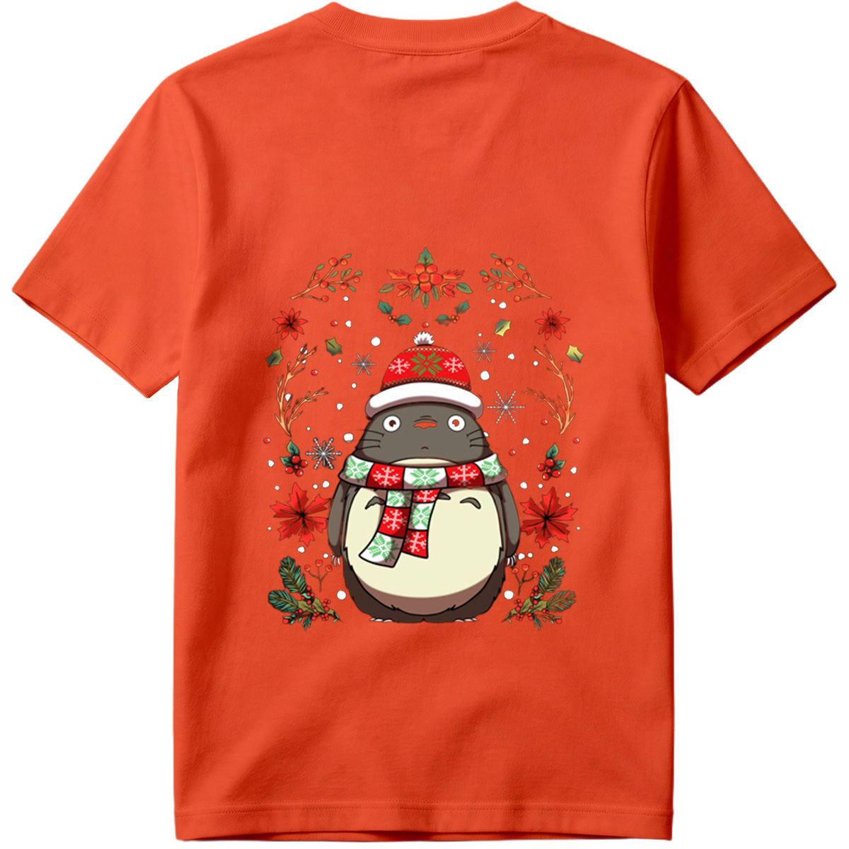 Totoro Christmas Holiday Design - Tee