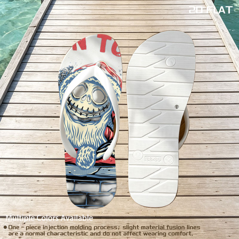 Jack Skellington as Santa: 'Tis the Season to Be Naughty -  flip-flops