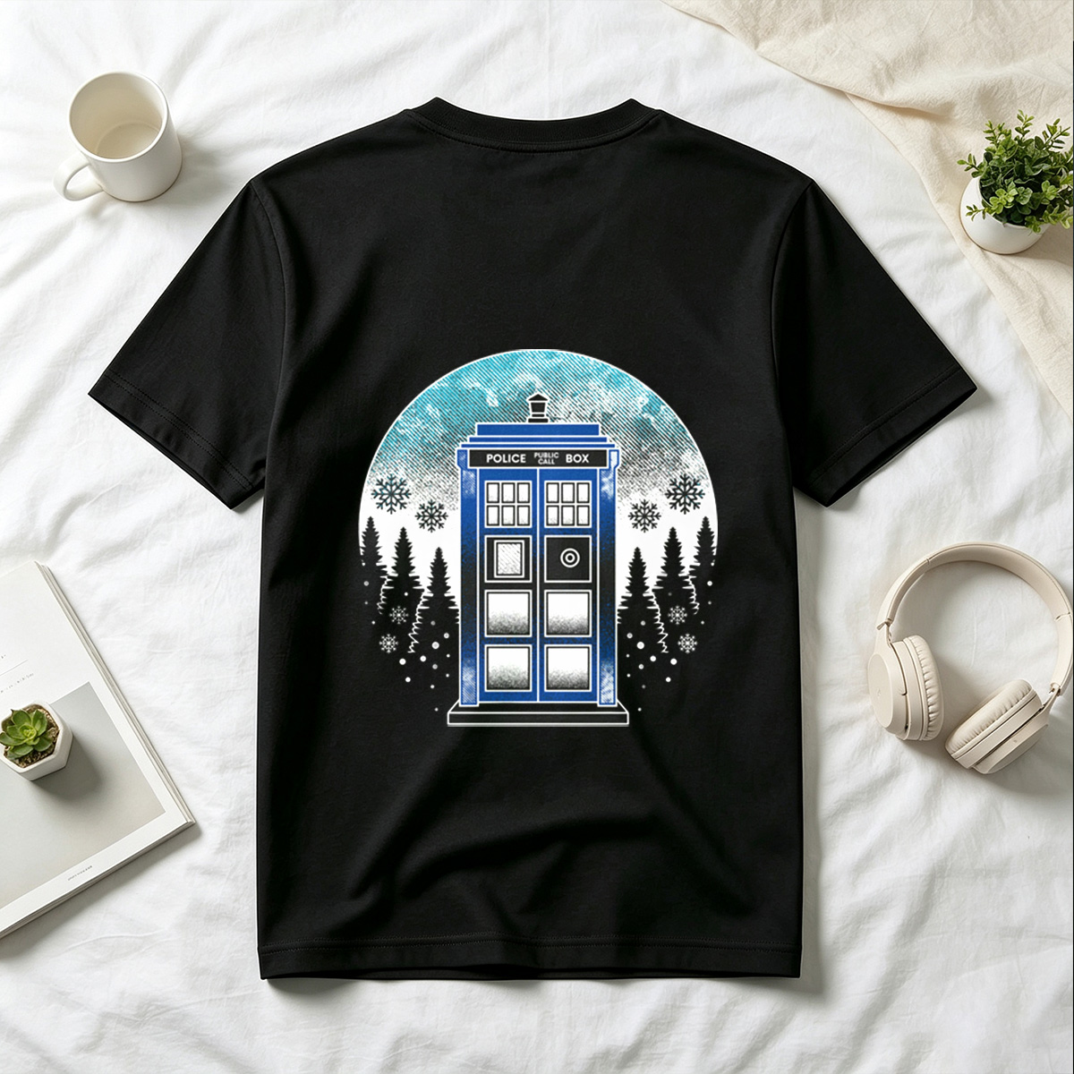 TARDIS in Winter Wonderland - Tee