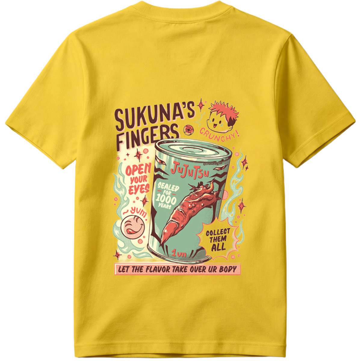 Sukuna's Fingers: Jujutsu Kaisen Crunchy Snack Ad - Tee