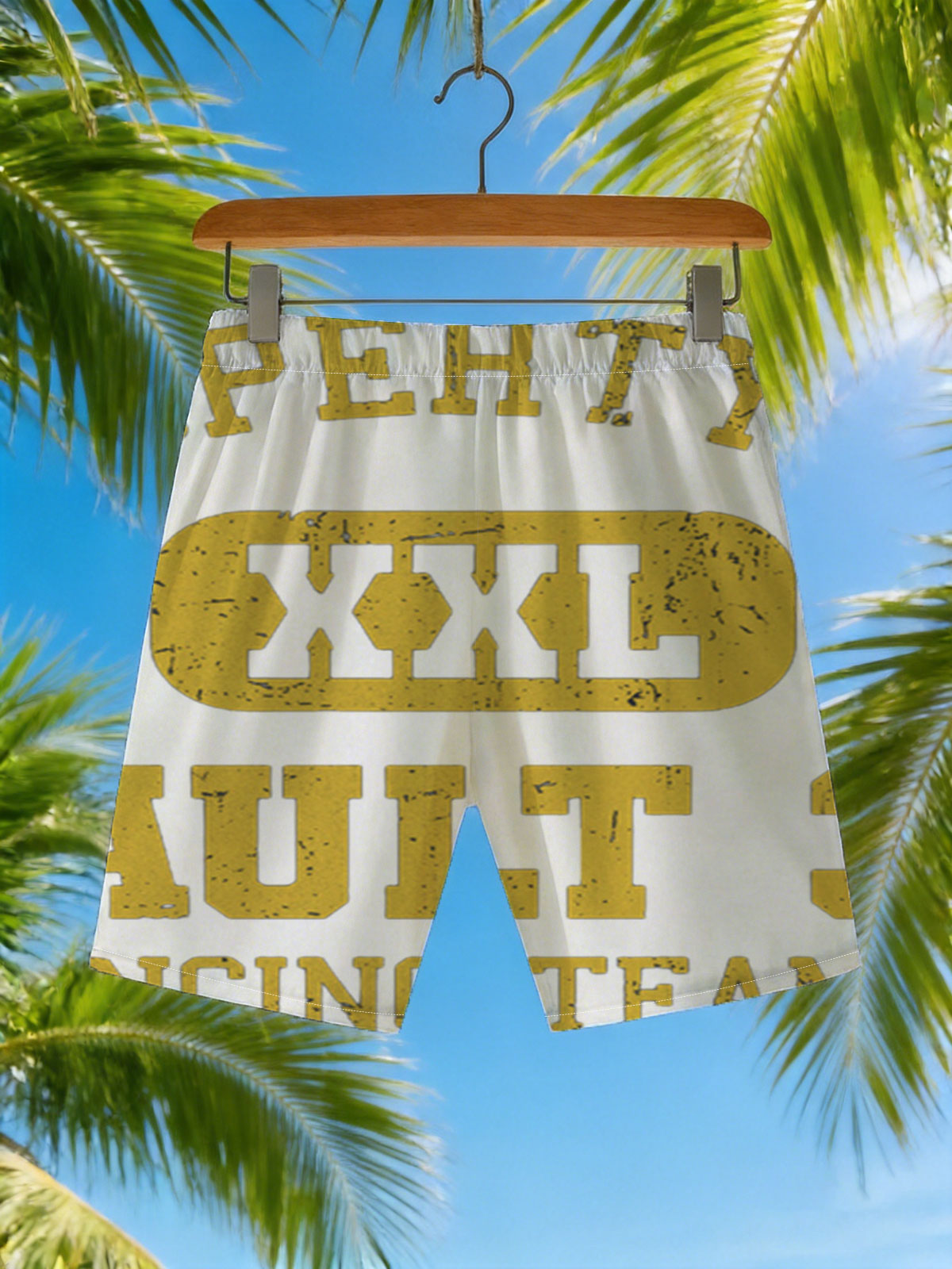 Property of XXL Vault 33 Fencing Team C -  Beach shorts