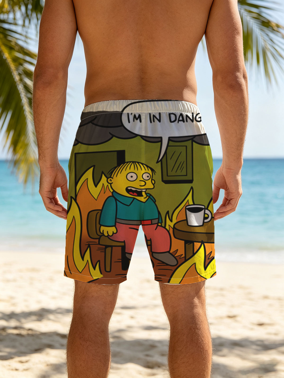 Simpsons Character in Burning Room: 