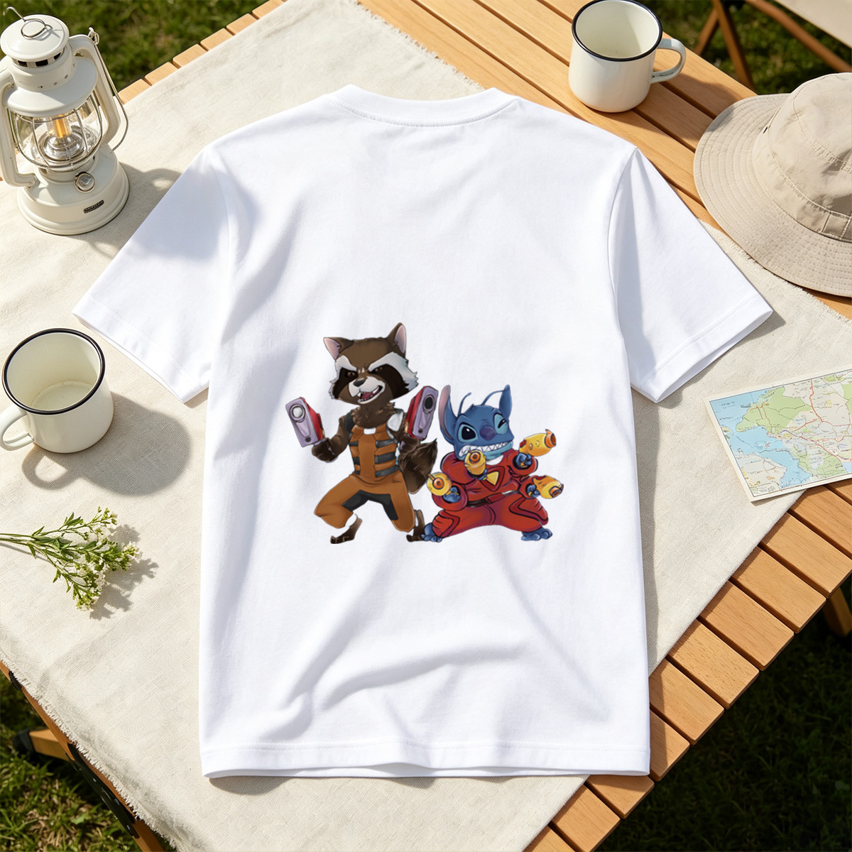 Rocket Raccoon and Stitch: Cosmic Duo - Tee