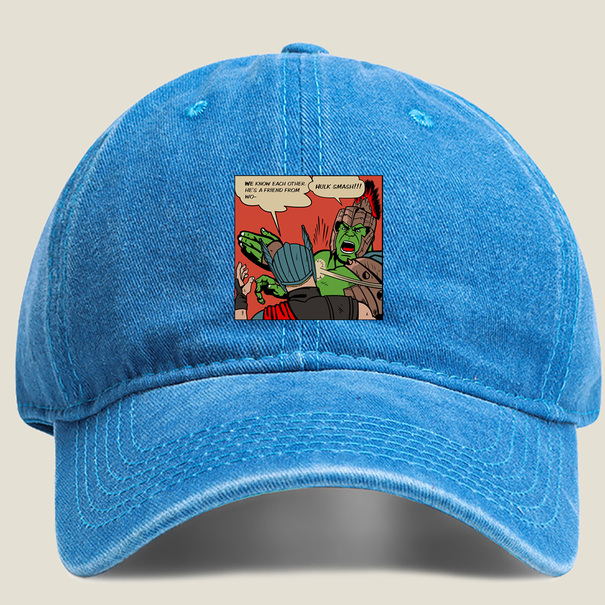 Hulk vs. Thor: Clash of the Titans - Washed Denim - Baseball Cap