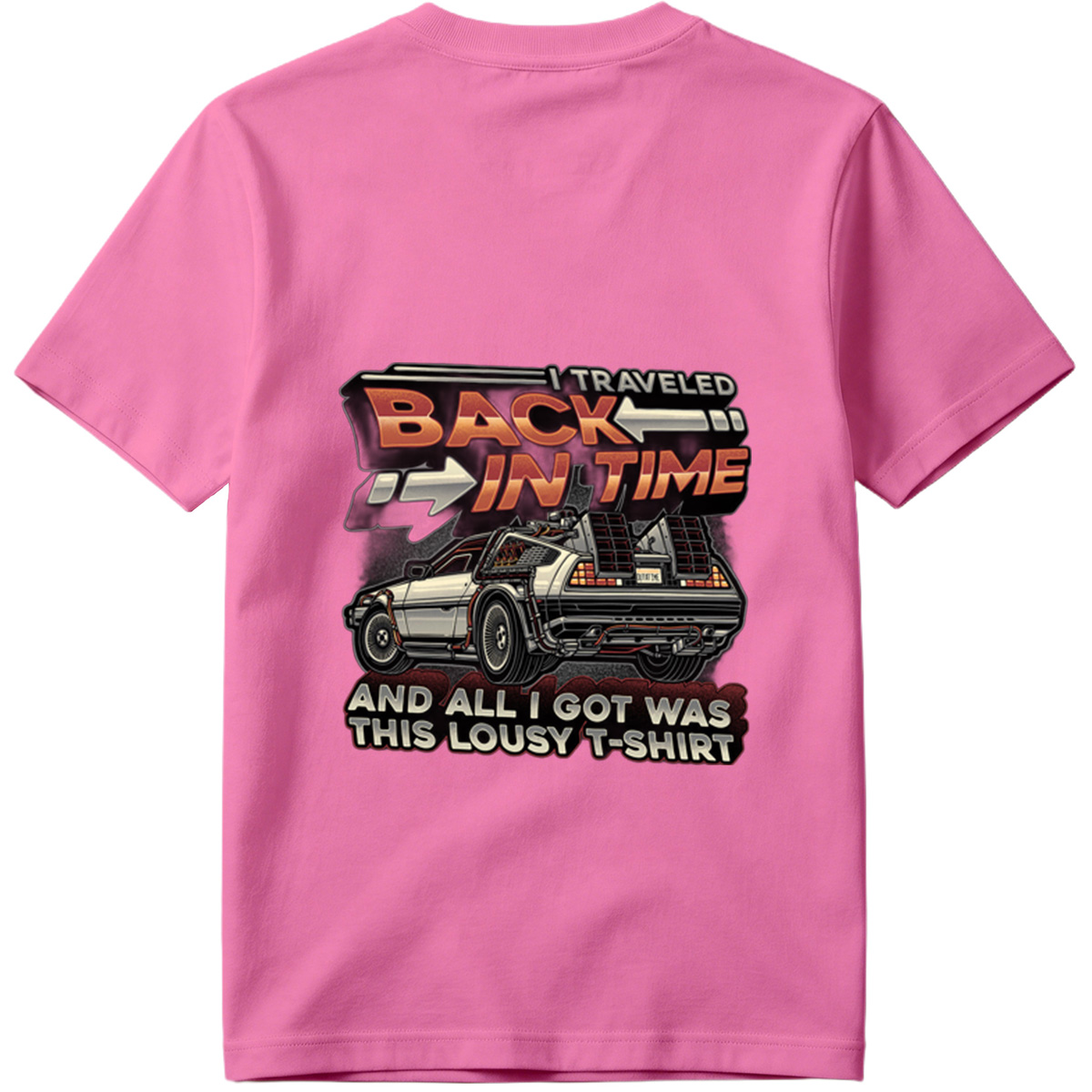Back to the Future - DeLorean Time Machine T-Shirt - Tee