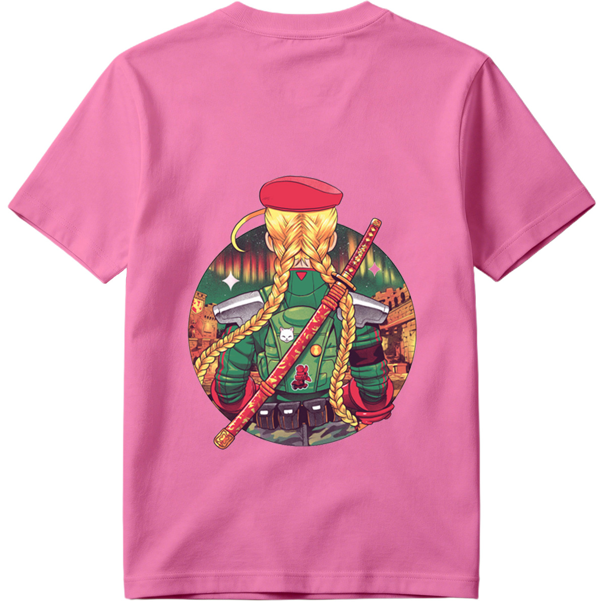 **Title:** Street Fighter - Cammy with Katana - Tee