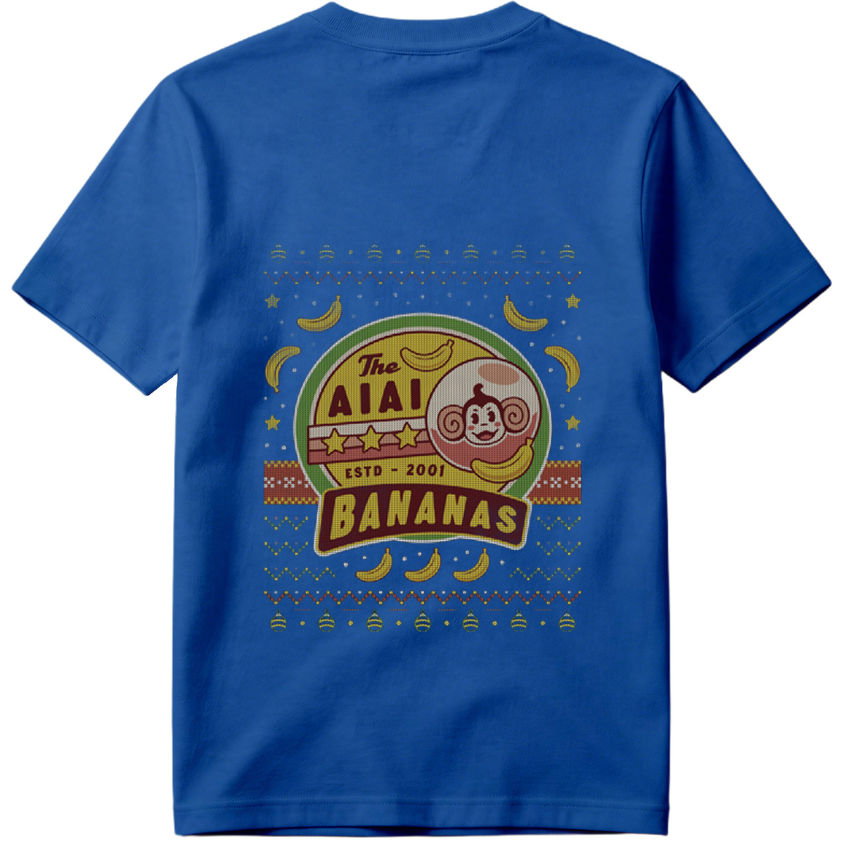 The AIAI Bananas - Monkey and Banana Logo Design - Tee