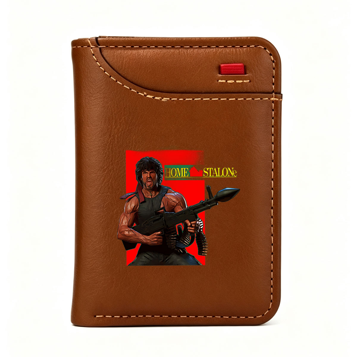 Rambo: John Rambo, Sylvester Stallone, Action Hero, Military Combat, Iconic Character - Vertical Style Wallet
