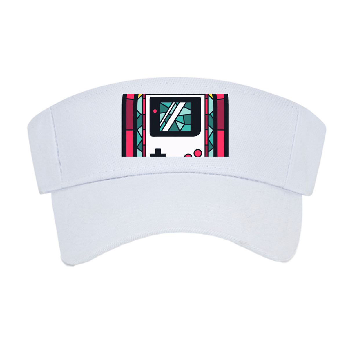 Stained Glass Game Boy Art -  Visor cap