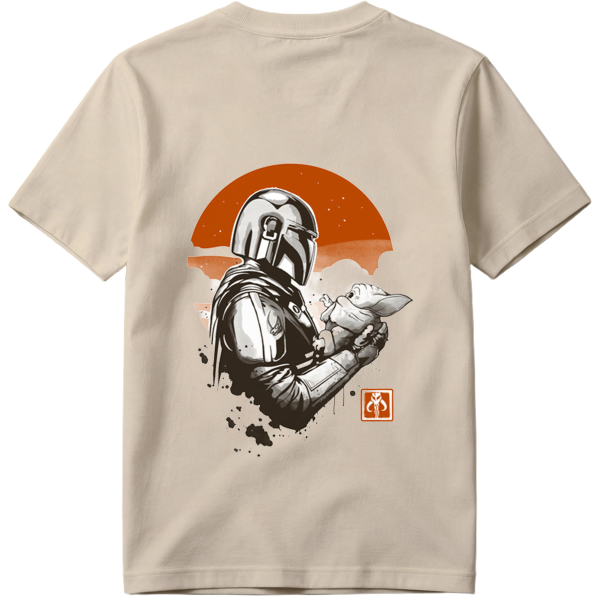 The Mandalorian and Grogu Under the Sunset - Tee