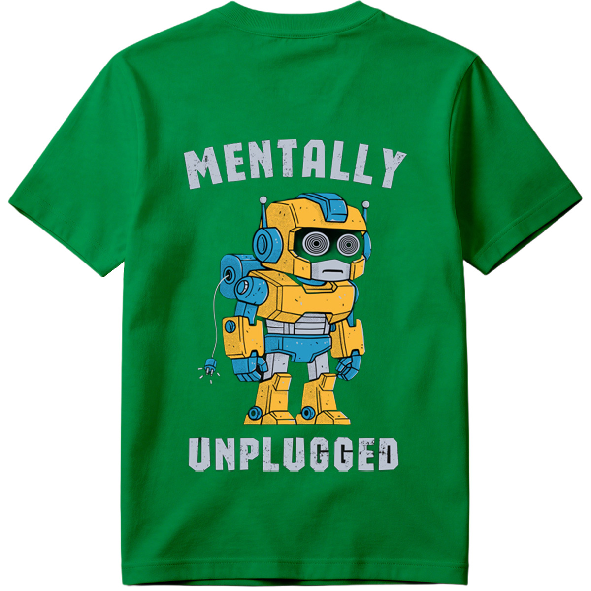 Mentally Unplugged Robot Design - Tee