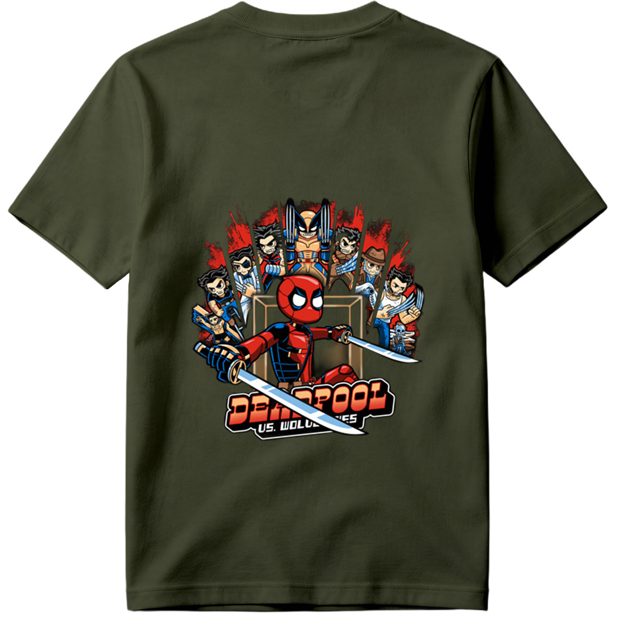 Deadpool vs. Wolverines - Tee
